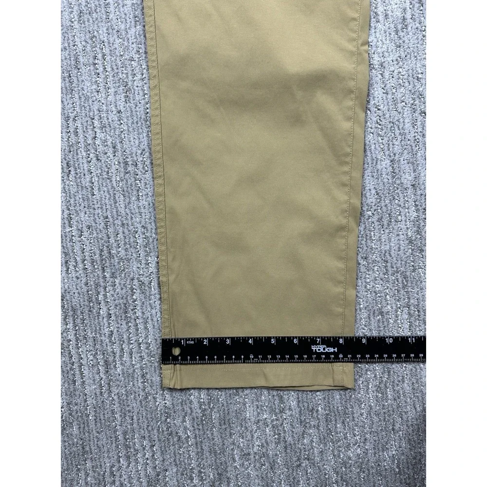 Orvis Pants Mens 36x29 Beige Stretch Water Repellent Hiking Cargo Nylon Outdoor